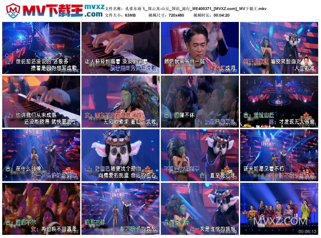 孔雀东南飞_郑云龙-山丘_国语_流行_ME400371